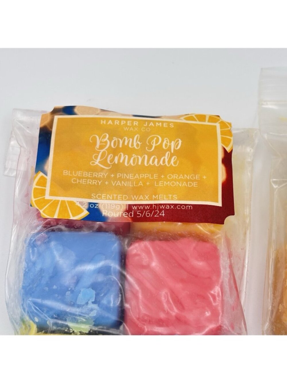 Harper James Vendor Wax Melts Two 4.2 oz Packs Summer Spring Scents Cubes Clean - Picture 4 of 10